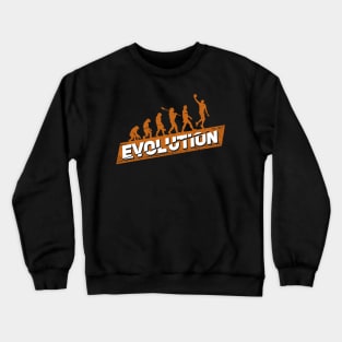 Basketball Player Evolution Gift Crewneck Sweatshirt